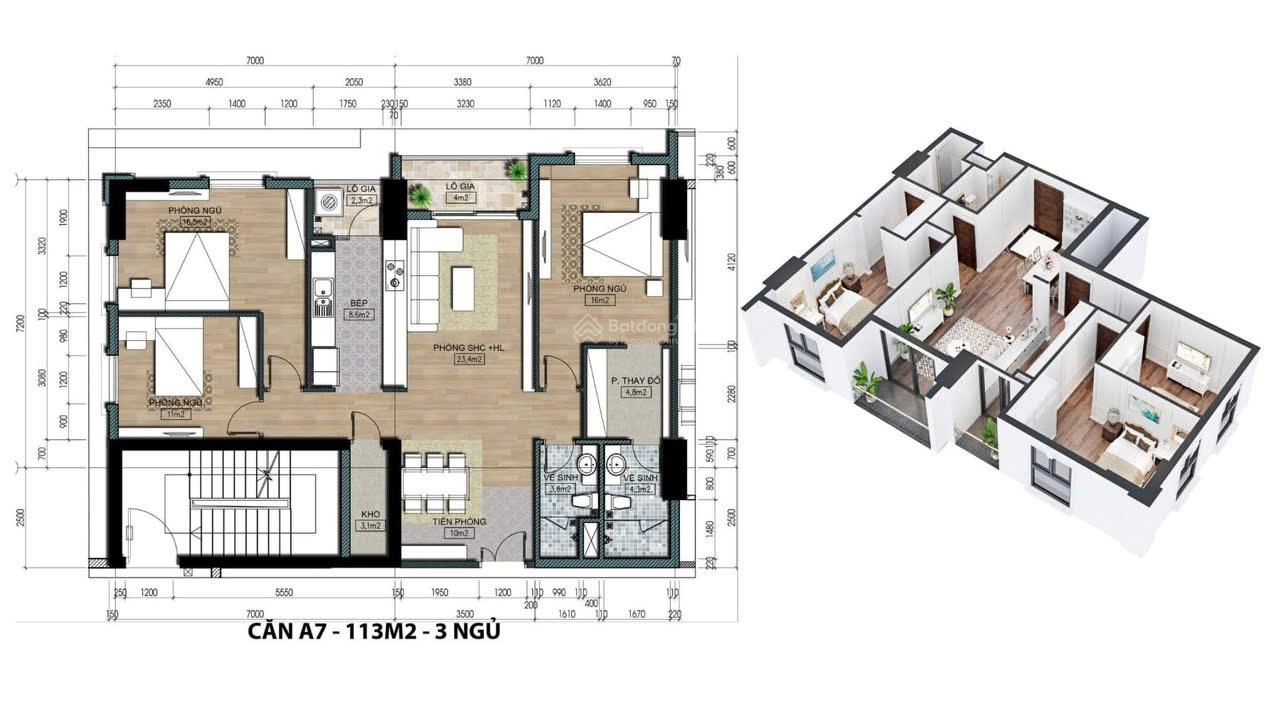 Quỹ ngoại giao diện tích từ 72.8 - 154m2, HTLS 0% 2 năm, chiết khấu 12%, bàn giao full nội thất - Ảnh 3